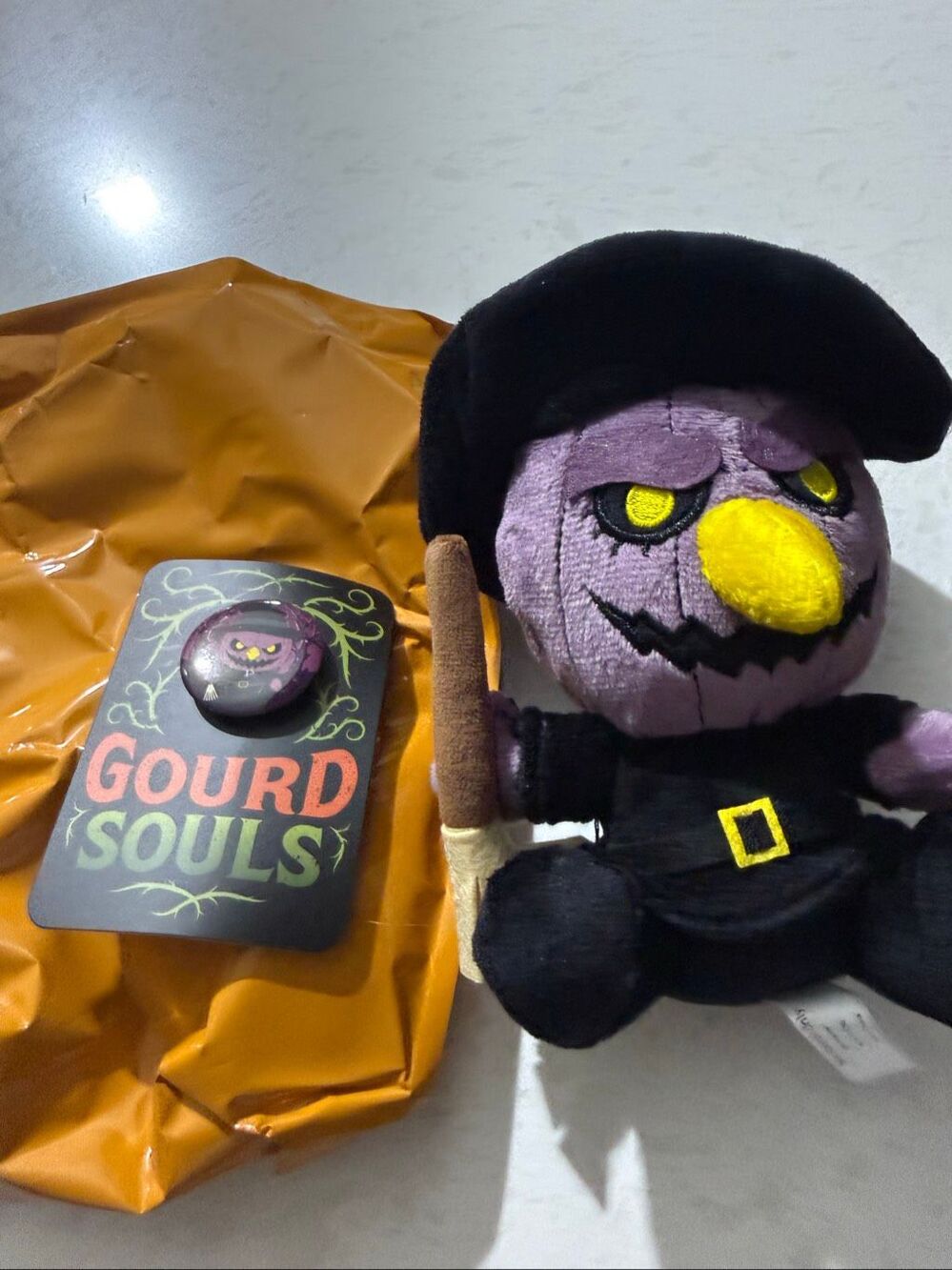 Gourdsouls Hexvine Mystery Plush Bag Clip New Spirit Halloween